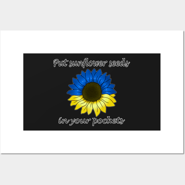 Put sunflower seeds in your pockets Wall Art by 2dsandy